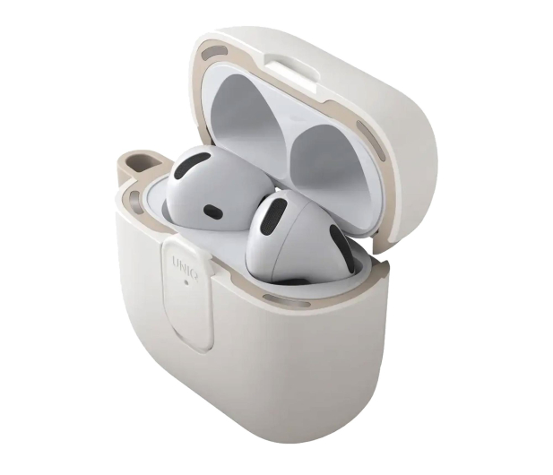 Uniq Etui Clyde do AirPods 4 Lock Case beżowy - 1359223 - zdjęcie 3